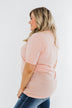 Vintage Cross Graphic Tee- Peach