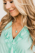 Simply Sophisticated Teardrop Necklace- Turquoise