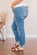Vervet Mid-Rise Distressed Skinny Jean- Edith Wash