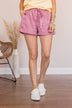 Relaxing With You Shorts- Light Orchid