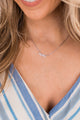 Cursive "Mama" Chain Necklace- Silver