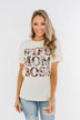 Wife, Mom, Boss Graphic Tee- Cream