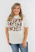 Wife, Mom, Boss Graphic Tee- Cream