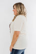 Wife, Mom, Boss Graphic Tee- Cream