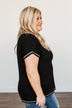 First Impressions Short Sleeve Top- Black