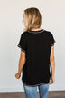 First Impressions Short Sleeve Top- Black