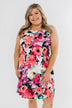 Adore Me Floral Watercolor Dress- Multi-Color