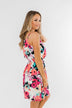 Adore Me Floral Watercolor Dress- Multi-Color
