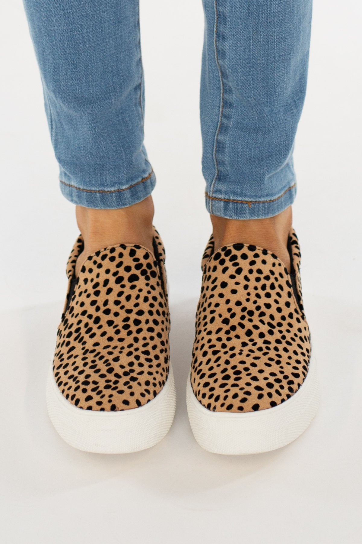 Soda Hike Slip On Sneakers- Leopard