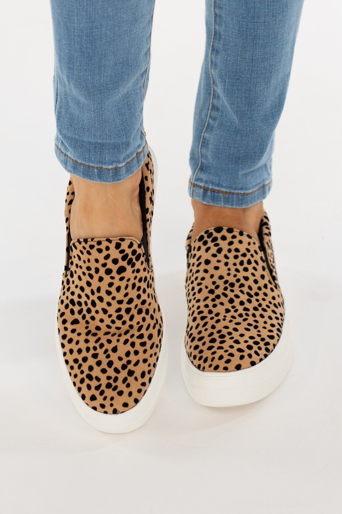 Soda Hike Slip On Sneakers- Leopard