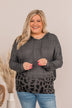 I Can And Will Lightweight Hoodie- Charcoal Leopard