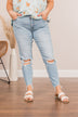 Eunina Mid-Rise Skinny Jeans- Valorie Wash