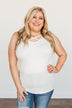Places to Go Criss Cross Tank Top- Off-White