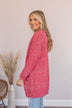 Pleased With Myself Confetti Cardigan- Pink