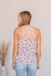 Make Today Count Floral Tank- Gray