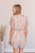 Sitting In The Garden Floral Dress- Ivory