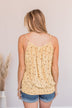 Scattered Petals Floral Tank- Honey Yellow