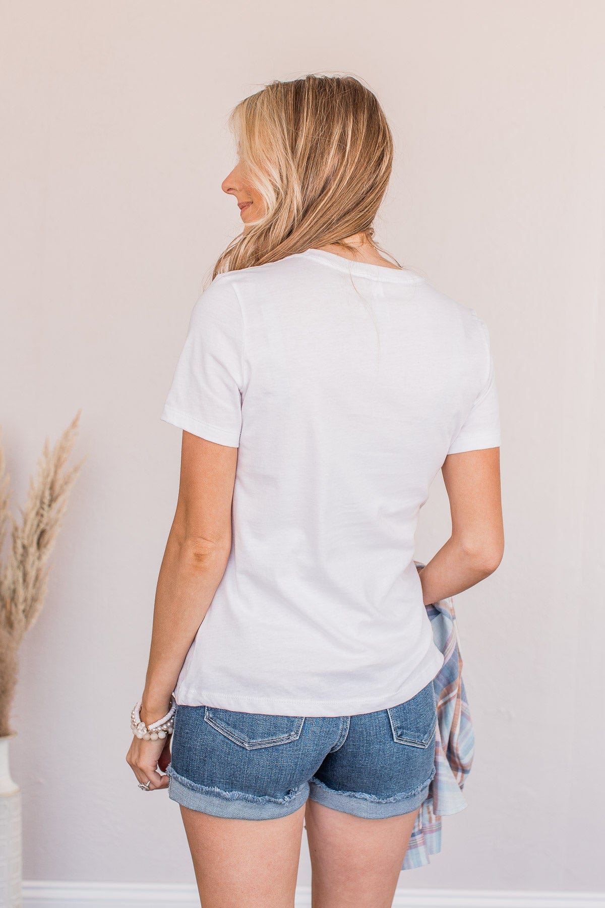 "Here Comes The Sun" Graphic Tee- White