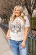 "Dreamer" Butterfly Graphic Tee- Cream
