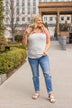 Ready For What's Next V-Neck Top- Dusty Coral