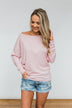 Lightweight Long Sleeve Thermal Top- Pink