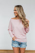 Lightweight Long Sleeve Thermal Top- Pink
