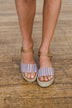 Sugar Koko Wedges- Multi Stripe