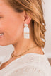 Joyful Smiles Dangle Earrings- Ivory