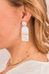 Joyful Smiles Dangle Earrings- Ivory