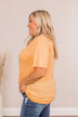 "Let Your Soul Shine" Graphic Tee- Mustard