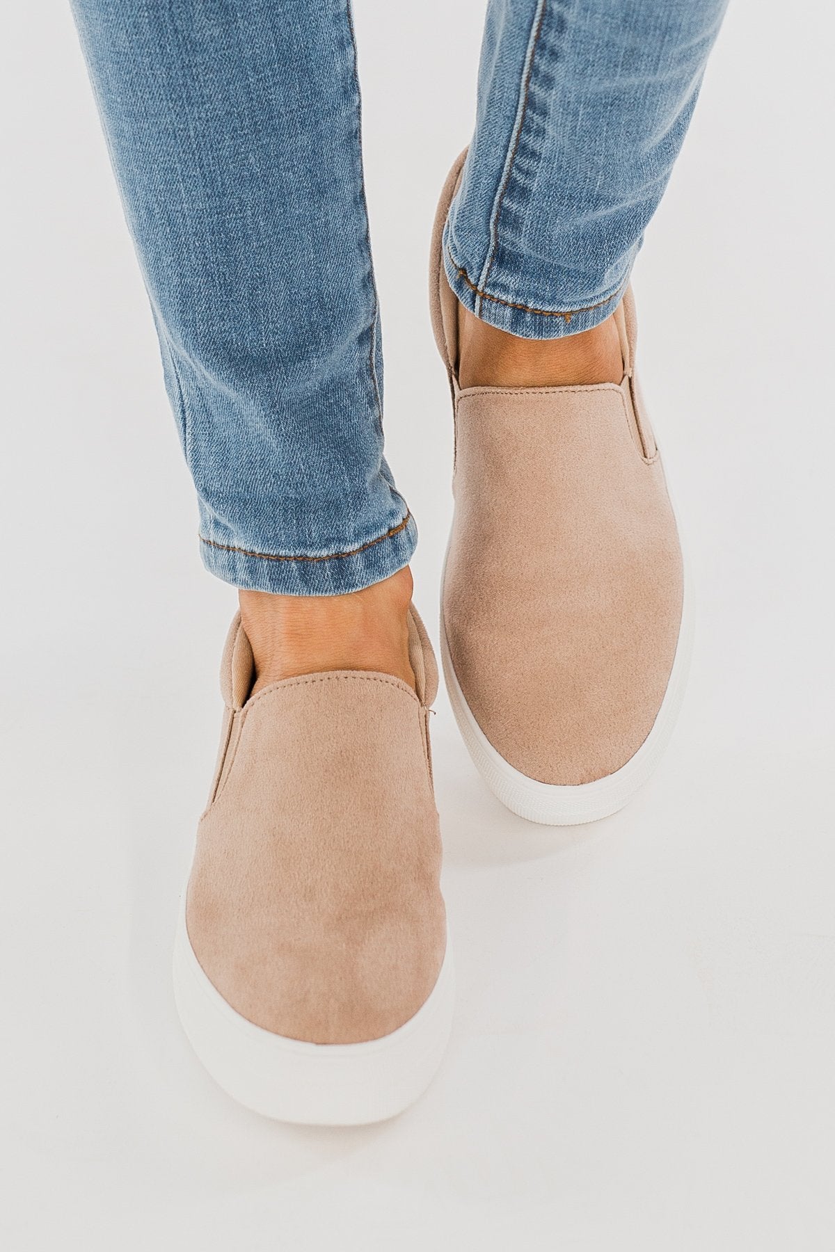 Soda Hike Slip On Sneakers- Neutral Taupe