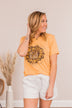 "Let Your Soul Shine" Graphic Tee- Mustard