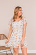 Wandering In The Garden Mini Dress- Ivory