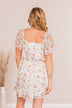 Wandering In The Garden Mini Dress- Ivory
