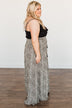 Today's The Day Maxi Dress- Natural Leopard