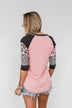 Ready For An Adventure Detail Top- Pink