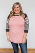 Ready For An Adventure Detail Top- Pink