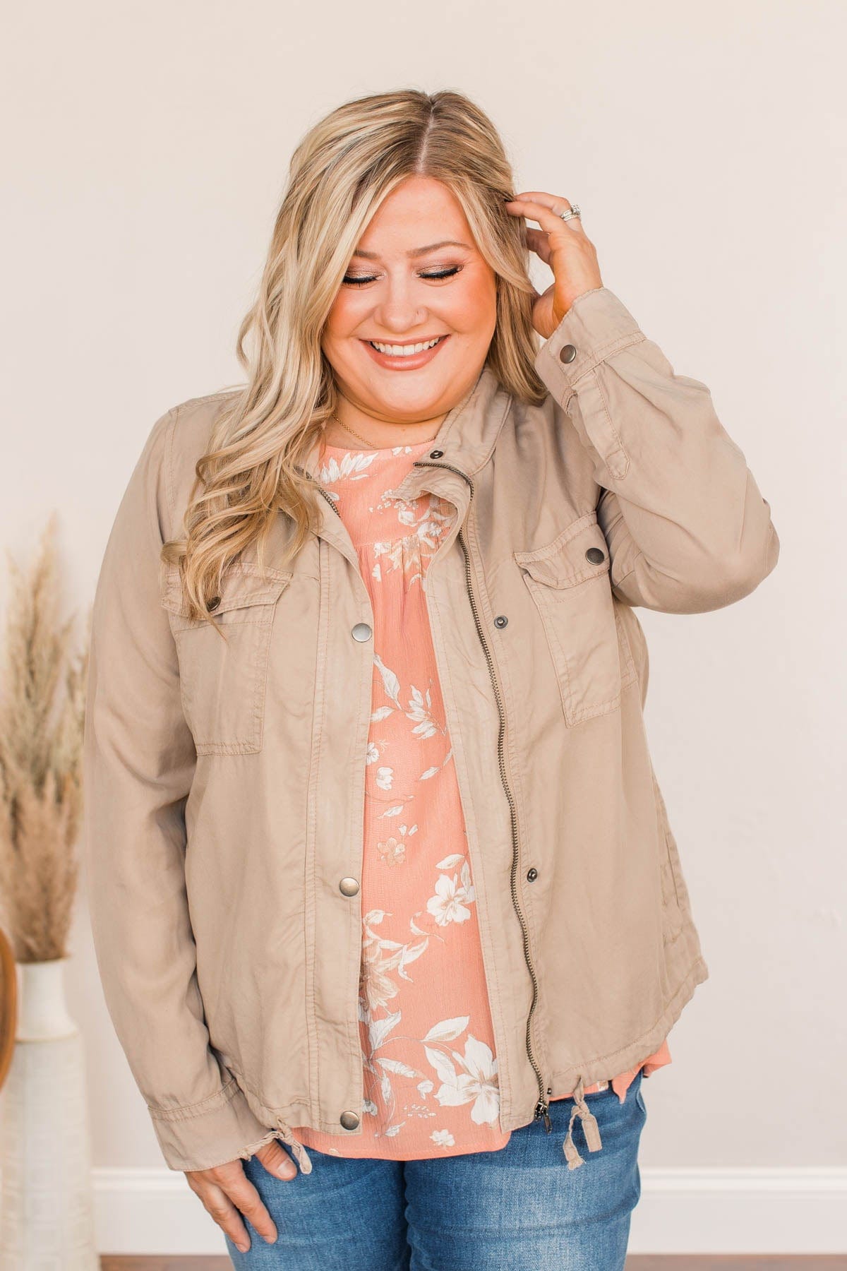 Going Undercover Lightweight Jacket- Beige