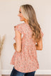 Breath of Spring Babydoll Top- Coral