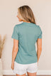 "Bring Me An Iced Coffee" Graphic Tee- Teal