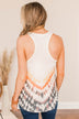 Get What I Fantasize Tie Dye Tank- Ivory
