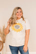 Bright Sunshiny Day Printed Top- White