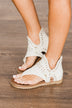 Very G Journey Sandals- Cream