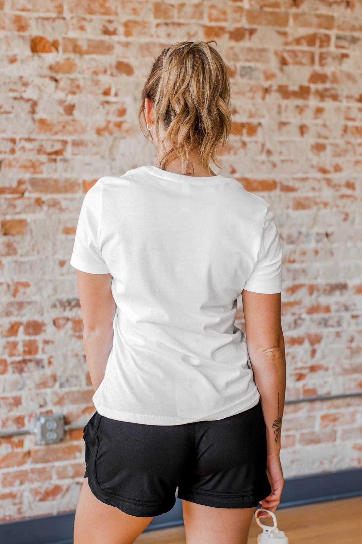 "I Run Late Everyday" Graphic Tee- White