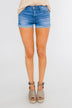 Celebrity Pink Shorts- 70's Blue Wash