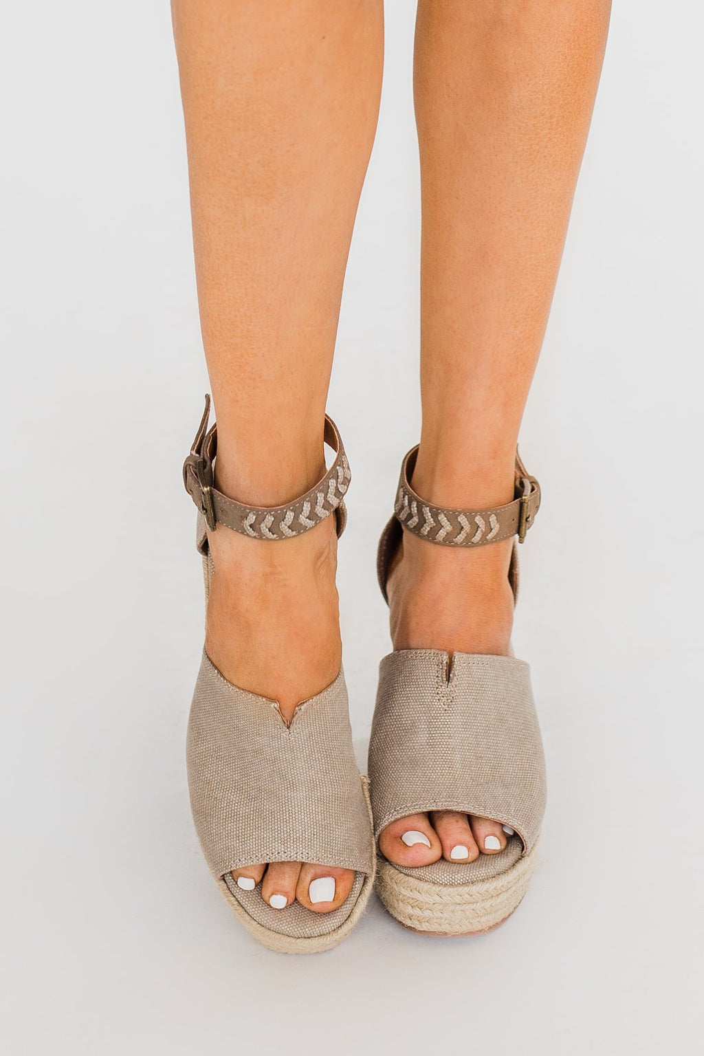 Not Rated Leif Wedges- Taupe - Main Image