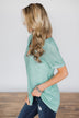 Enough for You Criss Cross Top ~ Mint