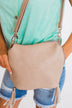 Side Zipper & Tassel Purse- Light Beige