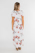 Promise To Keep Hi-Low Floral Maxi Dress- Ivory