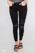 KanCan Callie Jeans- Black Distressed